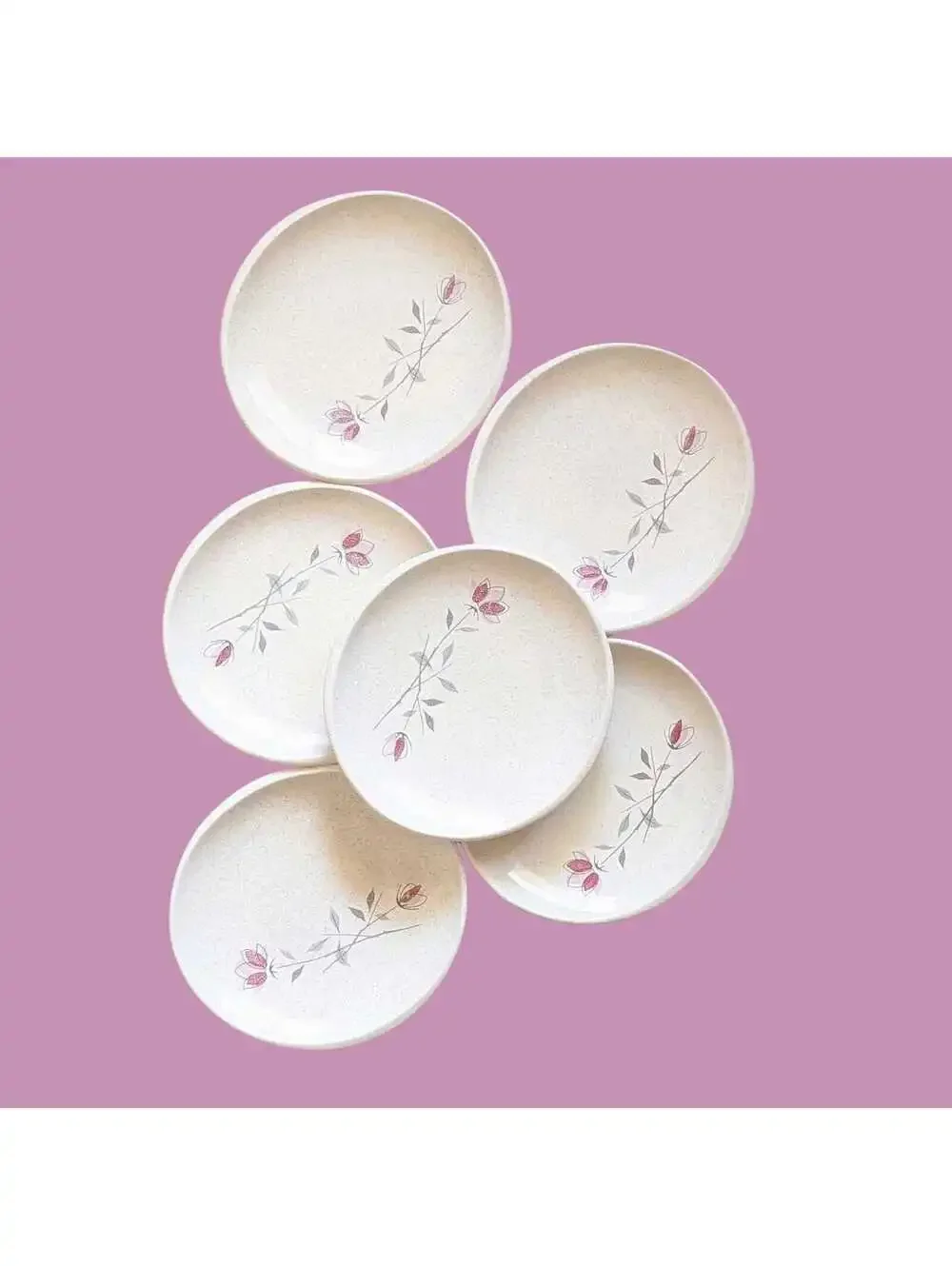 Vintage Franciscan Duet Bread & Butter Plates